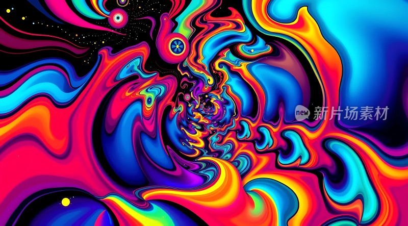 迷幻色彩漩涡世界