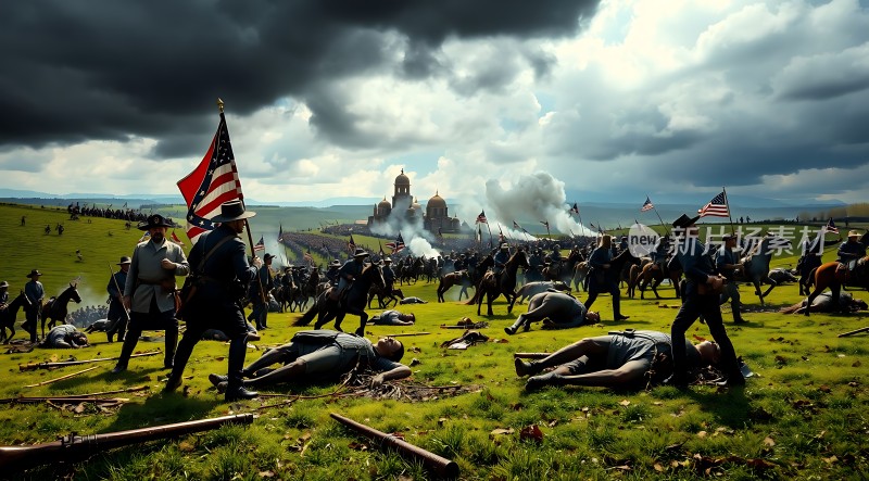 战场上的英勇与牺牲