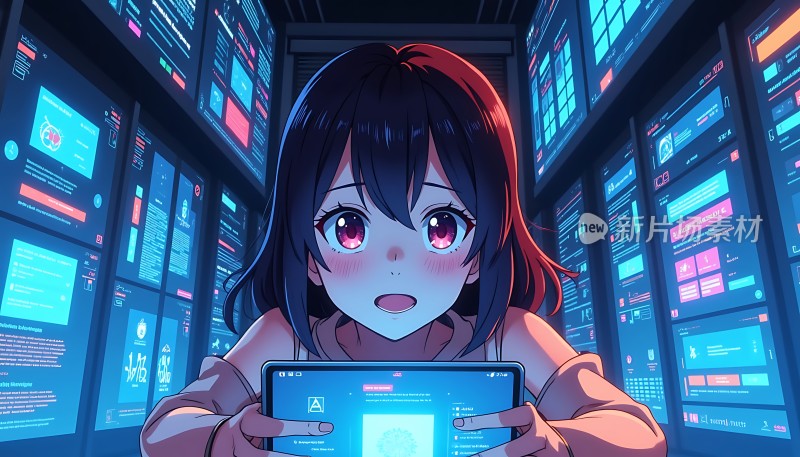 科技少女与数据世界