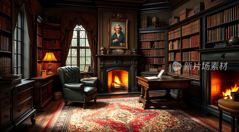 书房里的温暖与智慧