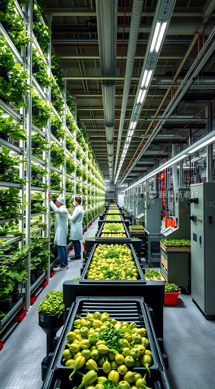 智能农业工厂高效种植未来食品