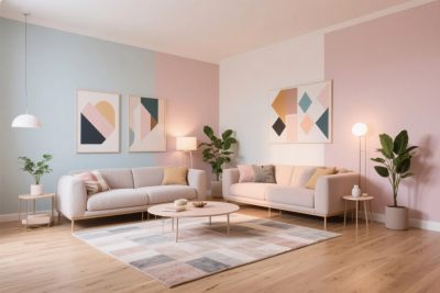 现代简约客厅布置