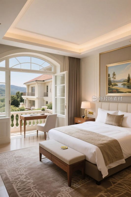 高档酒店客房内景