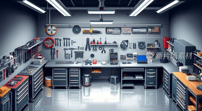 工具天堂整洁有序的车间