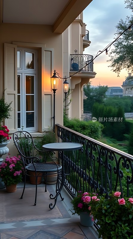 温馨阳台浪漫时光