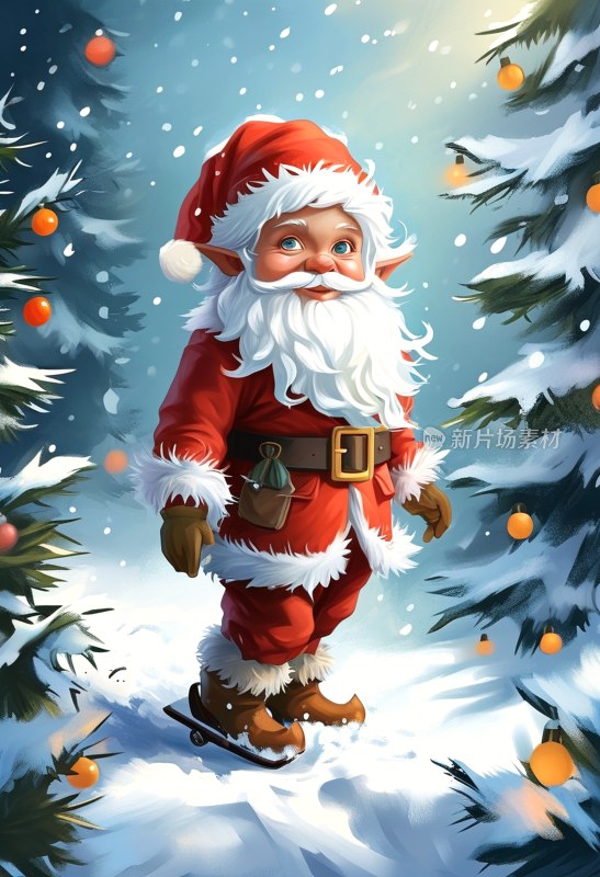 雪地精灵圣诞行