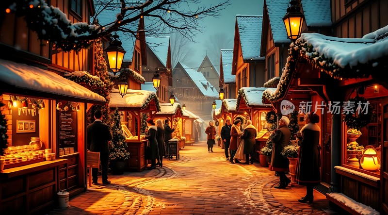 冬日集市暖意融融