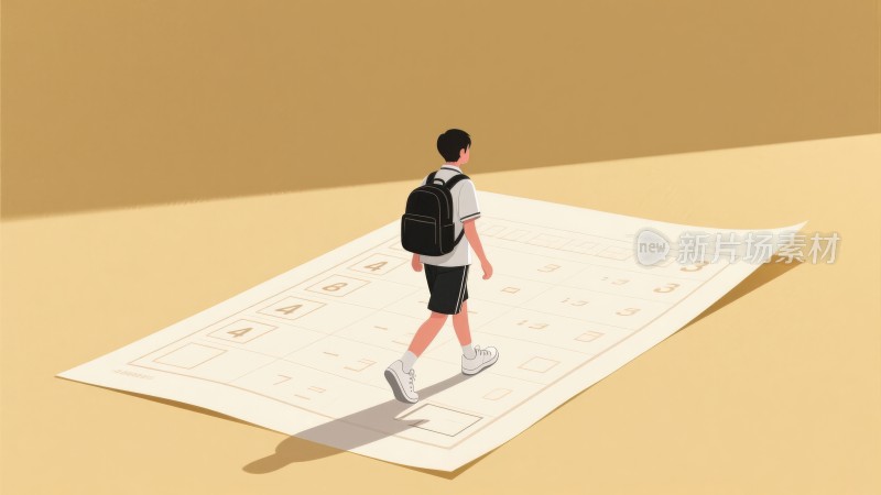 试卷上的求学之路，学生教育成长高考