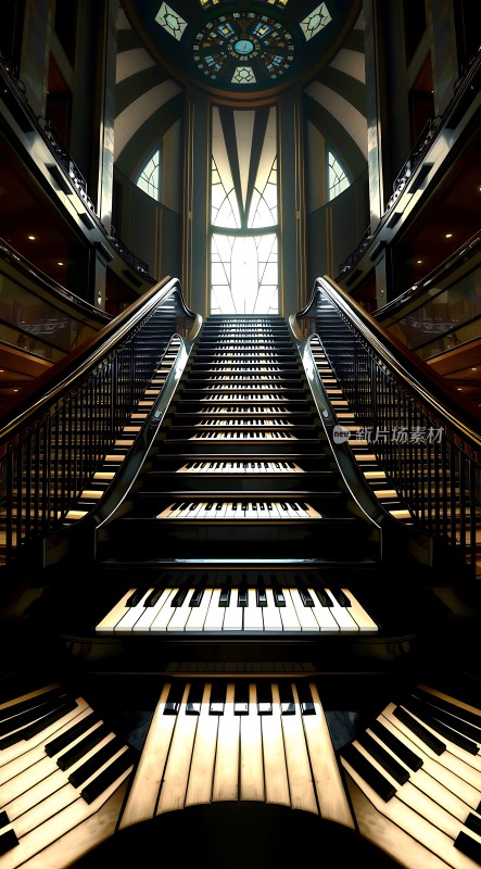 钢琴楼梯