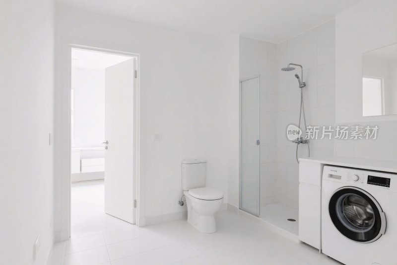 简约白色卫浴空间