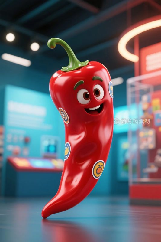 卡通辣椒拟人形象