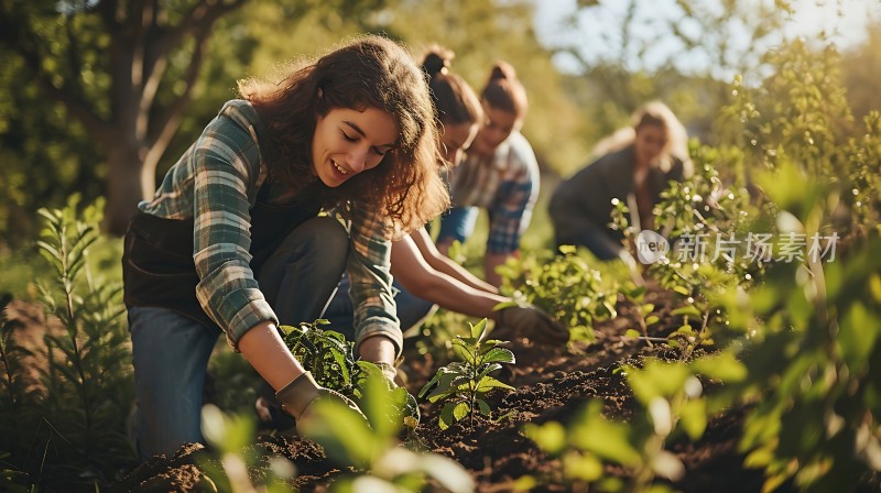 阳光下的绿色梦想