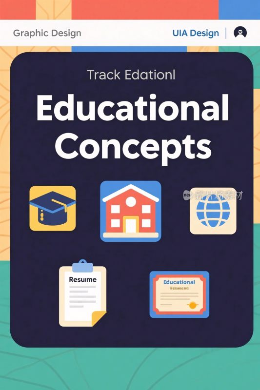 教育概念插画设计