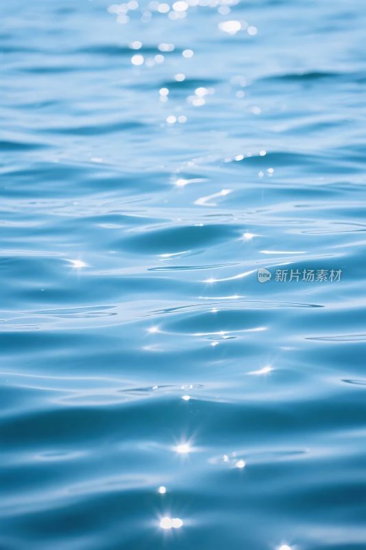 蓝色水面波纹