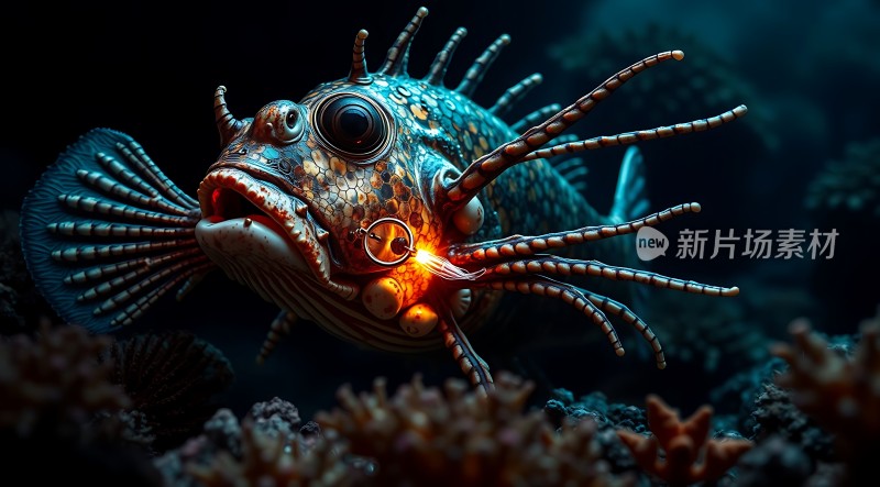 深海怪鱼神秘生物的视觉盛宴