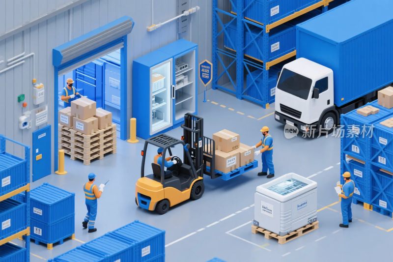 仓库物流作业场景