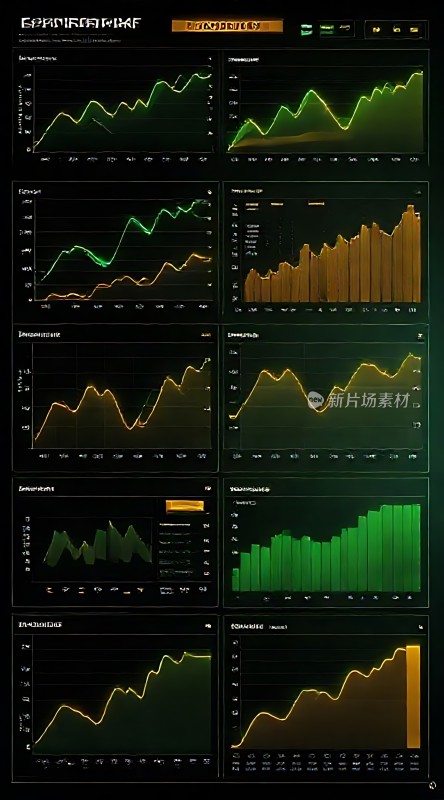 金融数据可视化图表展示