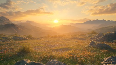 高山草甸日出