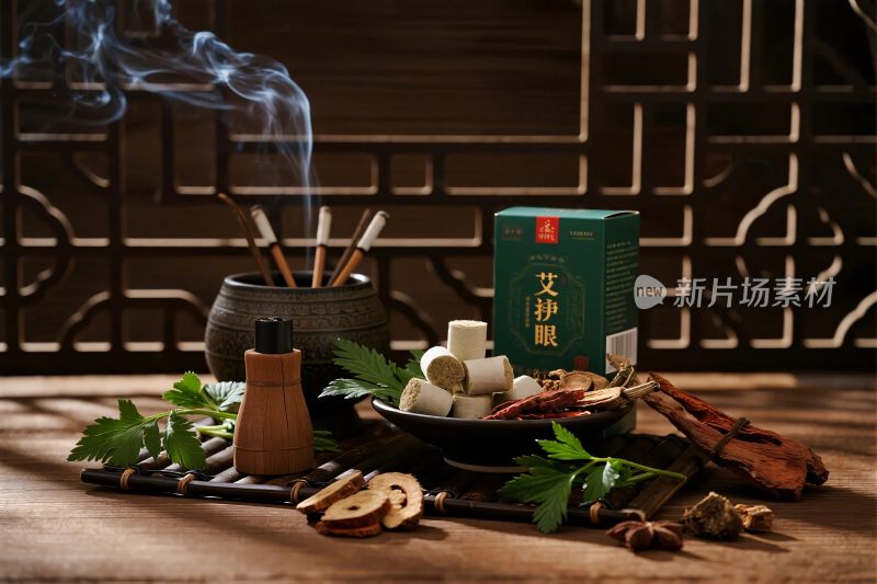 传统养生中药材展示