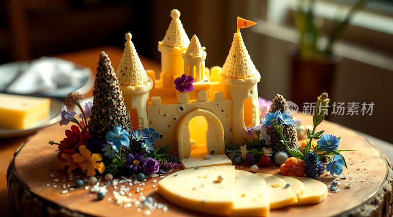 城堡奶酪艺术拼盘