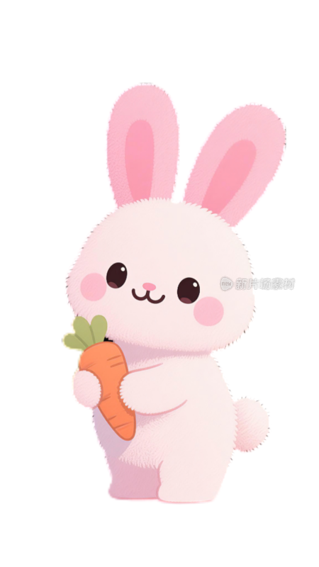 卡通兔子免抠素材
