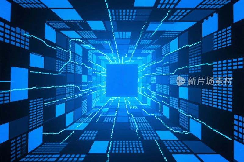 科技虚拟空间通道