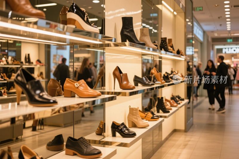 商场鞋店鞋子陈列