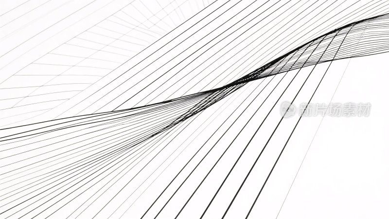 黑白线条抽象图案