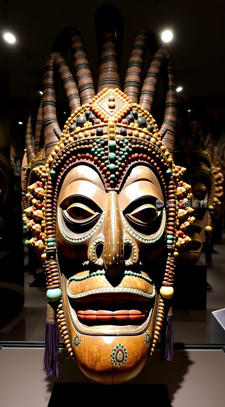 精美面具艺术展示