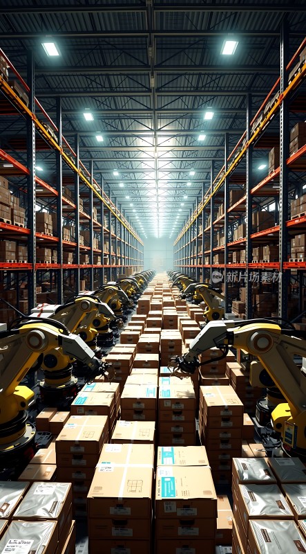 智能仓储机器人高效作业