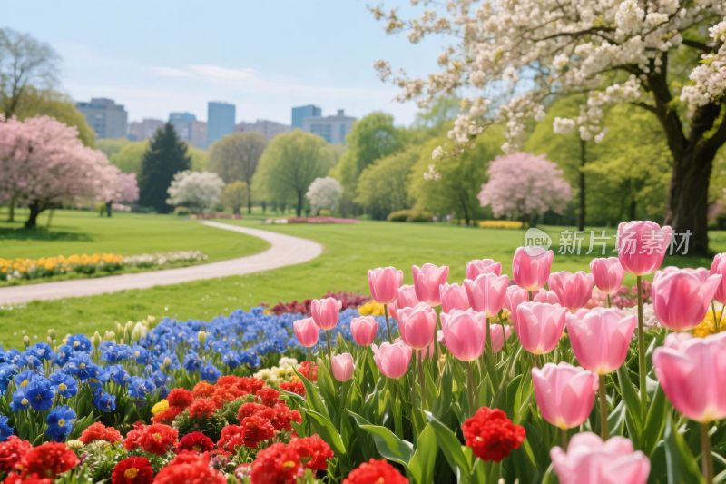 春日公园花卉美景