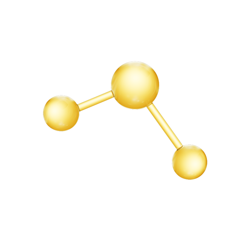 3D渲染精华微观分子水滴元素