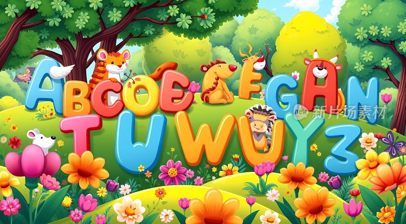 字母森林里的动物们