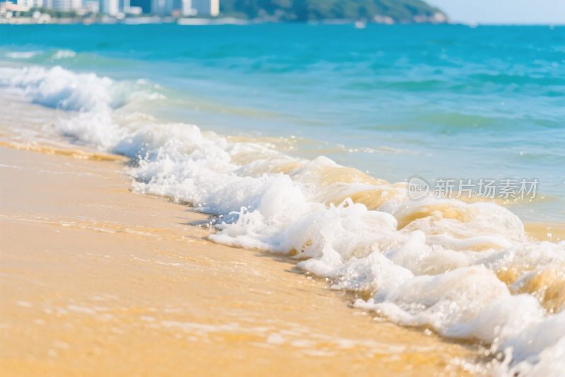 海滩海浪风景