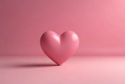 粉红色背景粉红色爱心物体特写高清图片 粉红色背景粉红色爱心物体特写高清图片