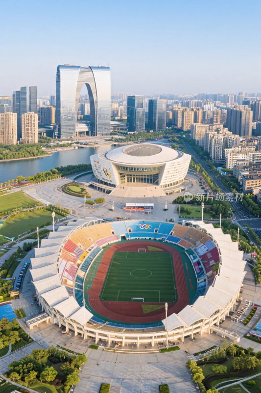 城市体育场鸟瞰图