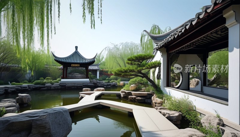 潍坊归真园景致