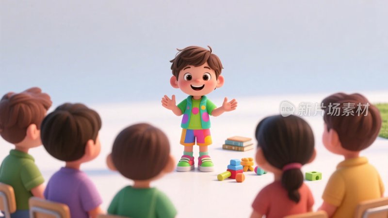 儿童课堂互动场景