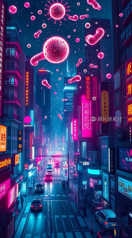 霓虹灯下的病毒都市