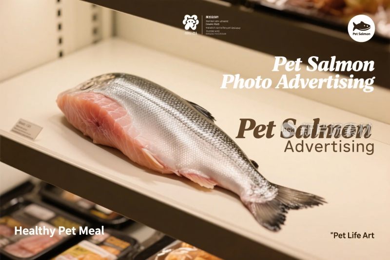 宠物三文鱼广告宣传图