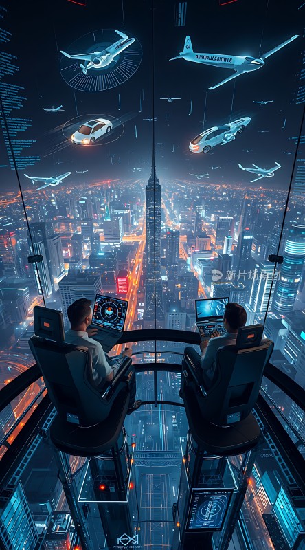 智能城市空中交通管制中心