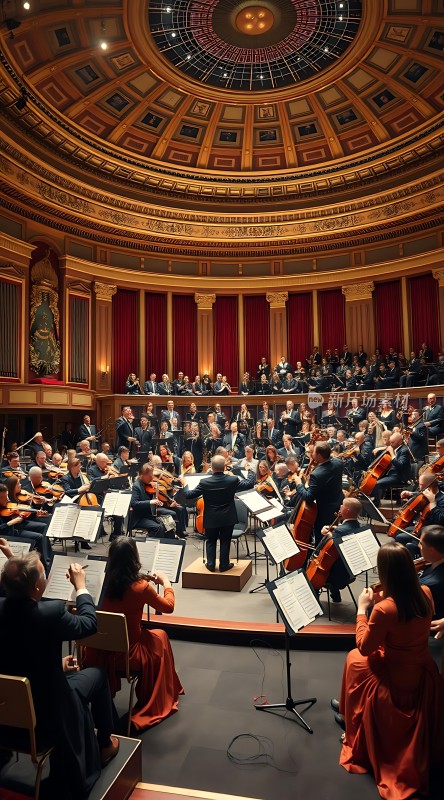 交响乐团现场演奏