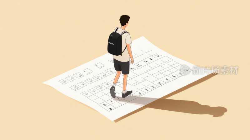 试卷上的求学之路，学生教育成长高考