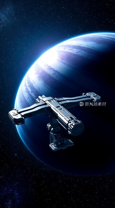 星际飞船遨游宇宙