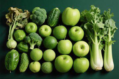 绿色果蔬陈列图