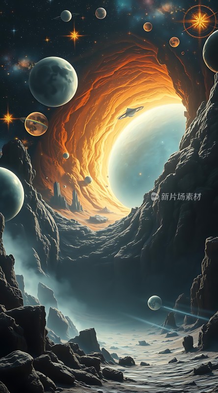 宇宙奇观星河穿越时空之旅