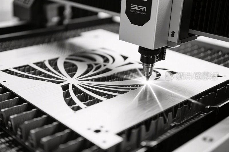 工业激光切割设备作业