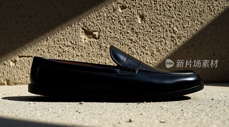 黑色皮鞋时尚简约质感十足！