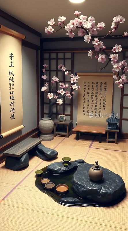 古风茶室禅意空间