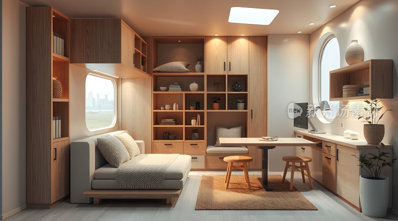 温馨小屋现代简约生活空间